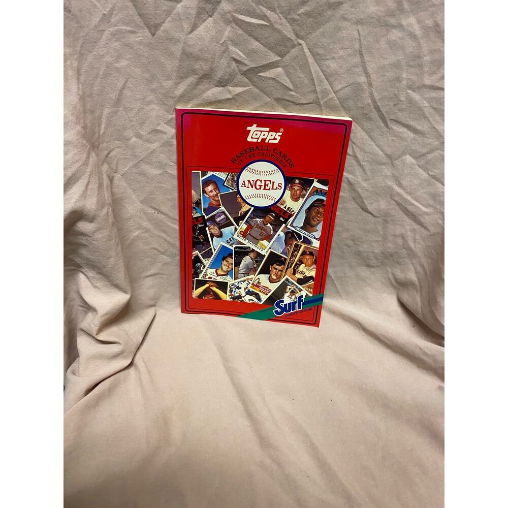 Topps 1987 Baseball Cards Of The California Angels Book Vintage Surf Advertising